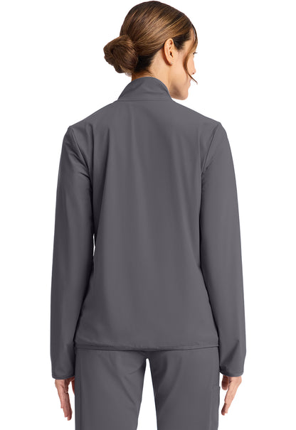 Classics IN525A Women's 3-Pocket Warm-up Jacket Pewter