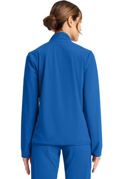 Classics IN525A Women's 3-Pocket Warm-up Jacket Royal