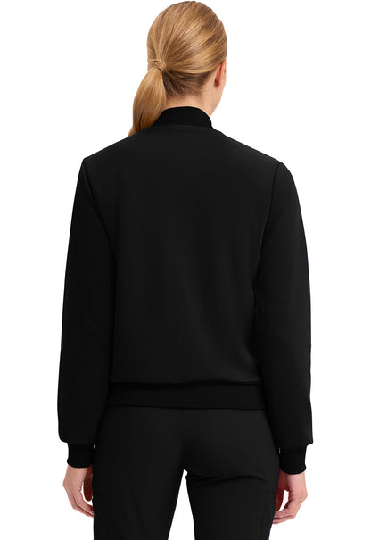 Pursuit IN526 Women's 3-Pocket Sport Bomber Jacket Black