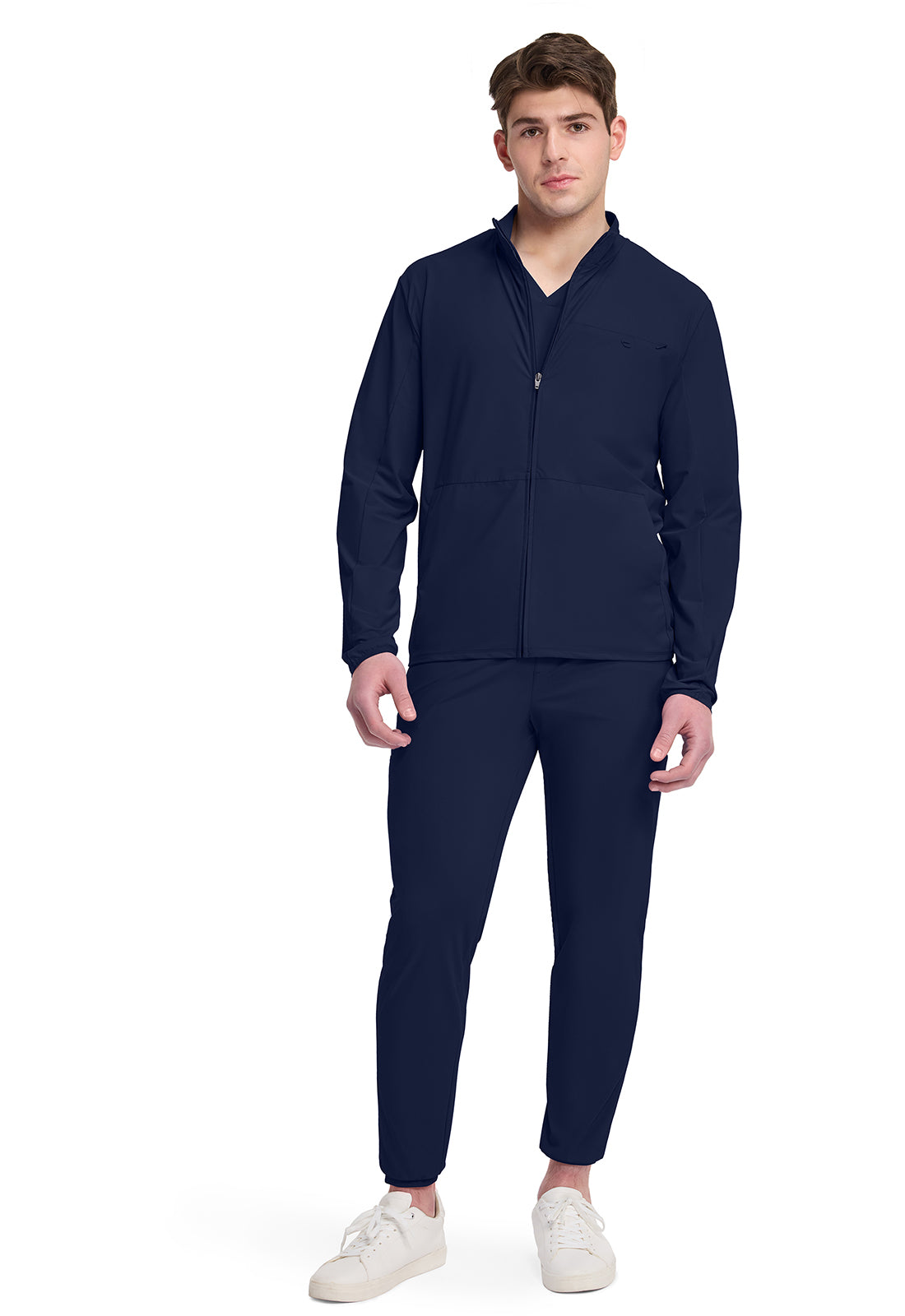 Pursuit IN527A Men's 3-Pocket Warm-up Jacket Navy