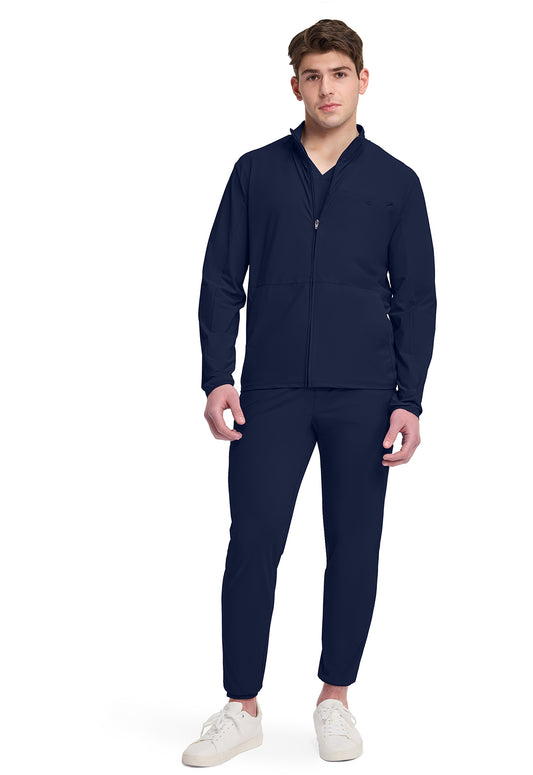 Pursuit IN527A Men's 3-Pocket Warm-up Jacket Navy