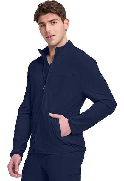 Pursuit IN527A Men's 3-Pocket Warm-up Jacket Navy