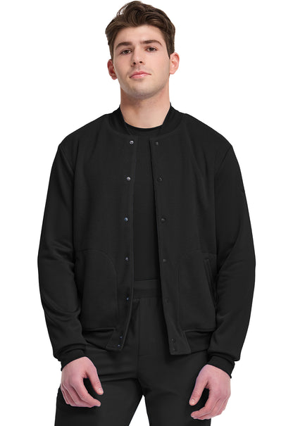 Pursuit IN528 Men's 2-Pocket Sport Bomber Jacket Black