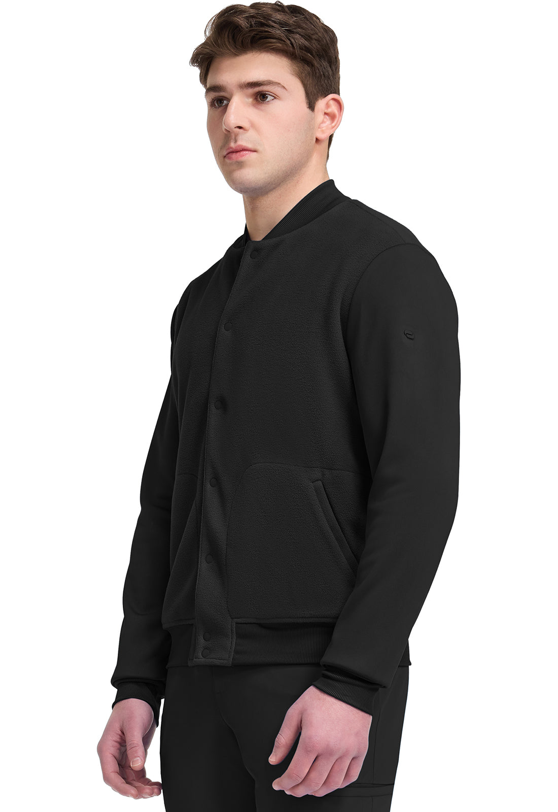 Pursuit IN528 Men's 2-Pocket Sport Bomber Jacket Black