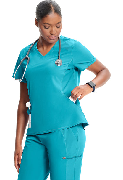 GNR8 IN620A V-Neck Top Aquaturque