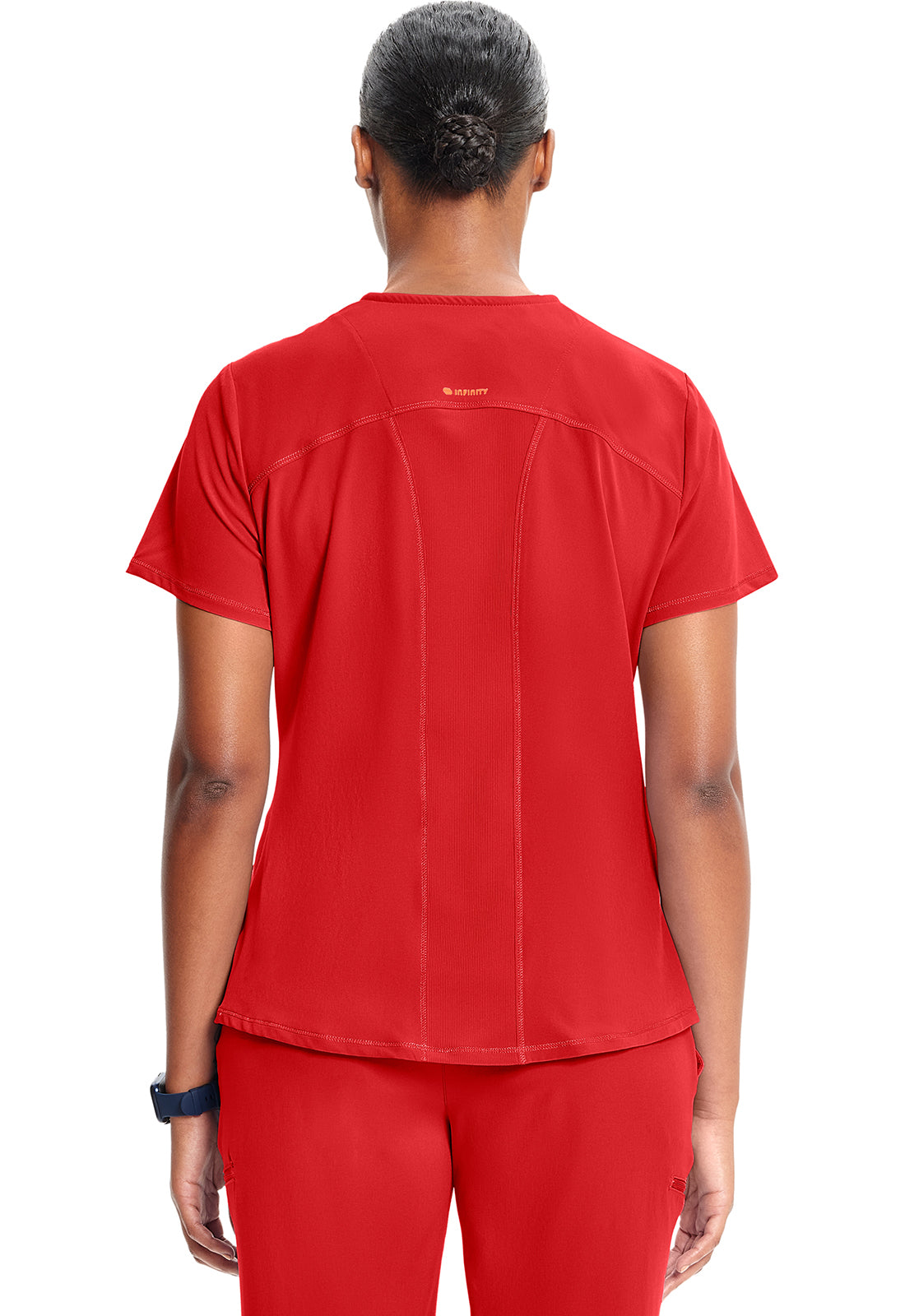 GNR8 IN620A V-Neck Top Fire Bird Model Image Back | Infinity