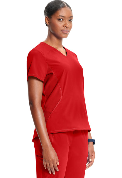 GNR8 IN620A V-Neck Top Fire Bird Model Image Left Side | Infinity