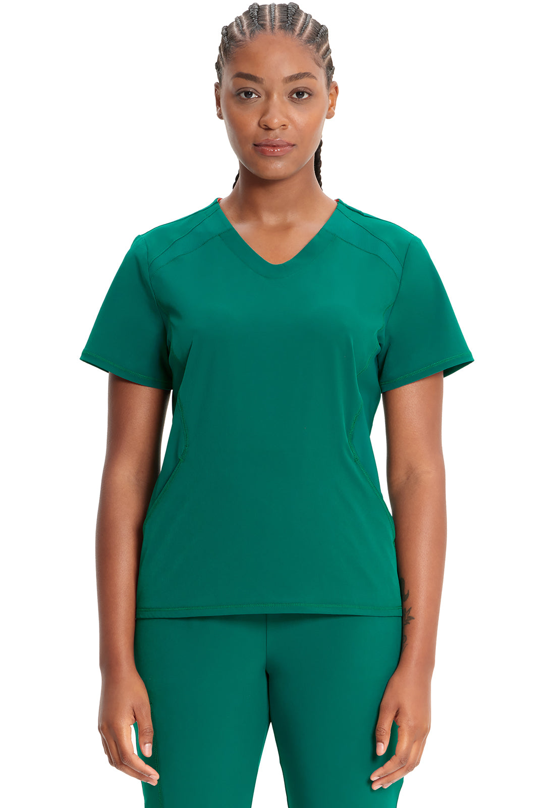 GNR8 IN620A V-Neck Top Hunter Model Image Front | Infinity