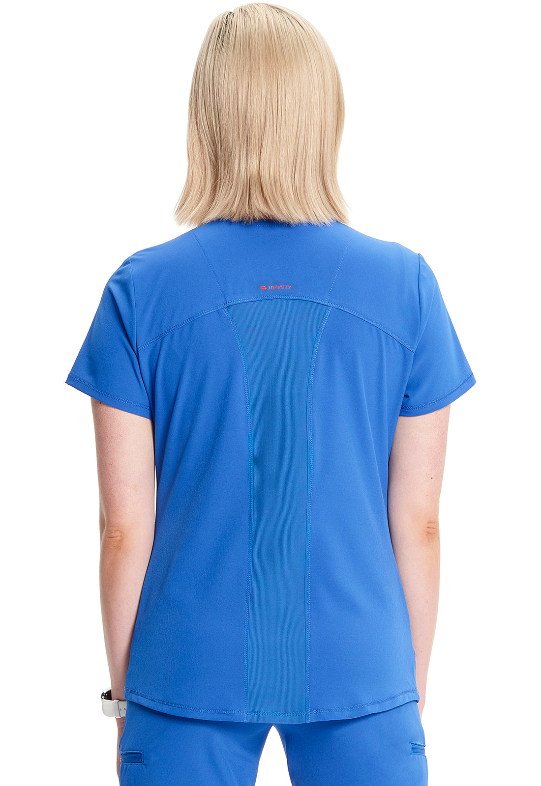 GNR8 IN620A V-Neck Top Royal Model Image Back | Infinity