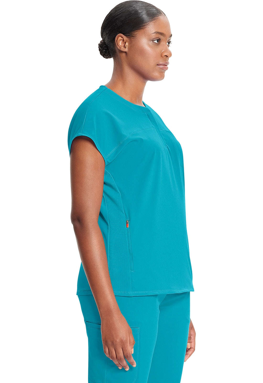 GNR8 IN622A Henley Top Aquaturque