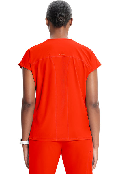 GNR8 IN622A Henley Top Vivid Orange