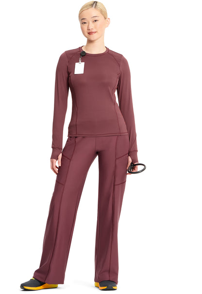 GNR8 IN640 Long Sleeve Performance Underscrub Plum Velvet