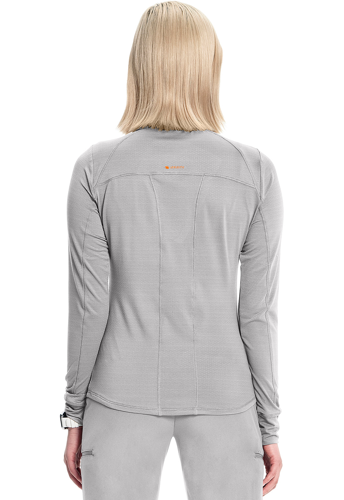 Essentials IN640 Long Sleeve Performance Underscrub Vapor Model Image Back | Infinity