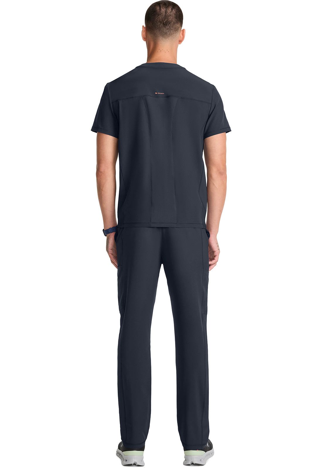 GNR8 IN646A Men's Tuck-in Crew Neck Top Pewter Image