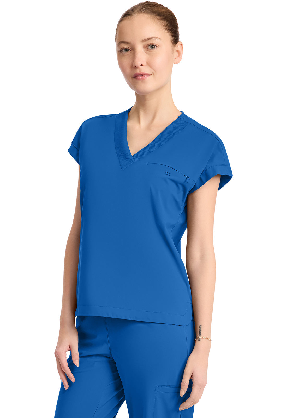 Pursuit IN650A Women's 1-Pocket V-Neck Top image 2