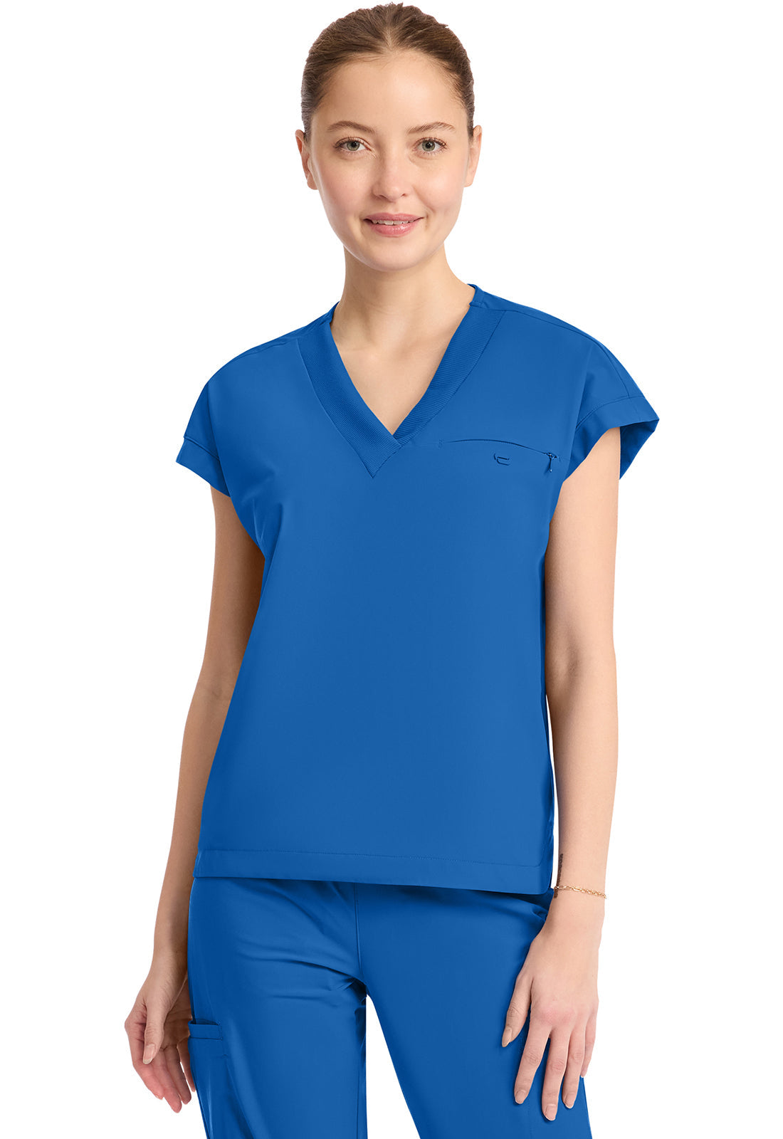 Pursuit IN650A Women's 1-Pocket V-Neck Top image 1