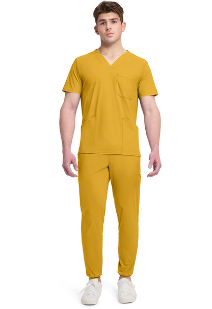 Pursuit IN651A Men's 3 Pocket V-Neck Top Butterscotch