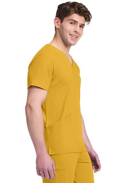 Pursuit IN651A Men's 3 Pocket V-Neck Top Butterscotch