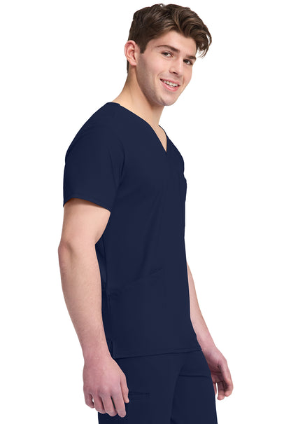 Pursuit IN651A Men's 3 Pocket V-Neck Top Navy