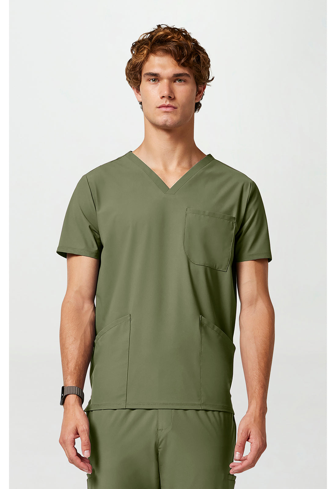 Pursuit IN651A Men's 3 Pocket V-Neck Scrub Top image 1