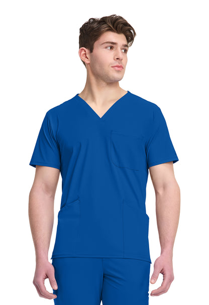 Pursuit IN651A Men's 3 Pocket V-Neck Top Royal