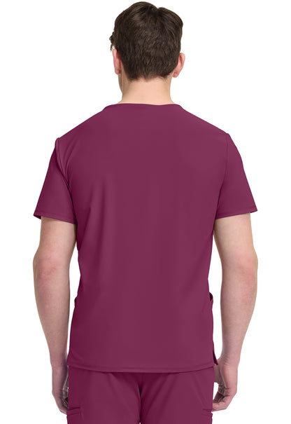 Pursuit IN651A Men's 3 Pocket V-Neck Top Wine