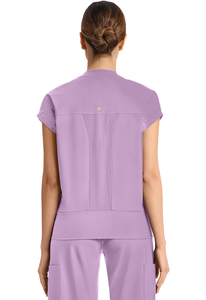 Kinetic IN655A Dolman V-Neck Top Livewire Lilac