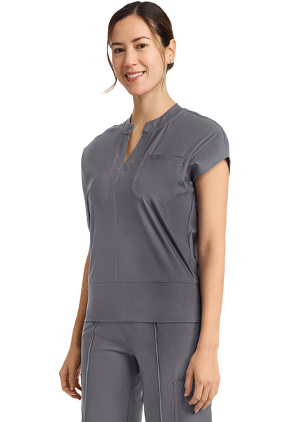 Kinetic IN655A Women's Dolman V-Neck Scrub Top image 3
