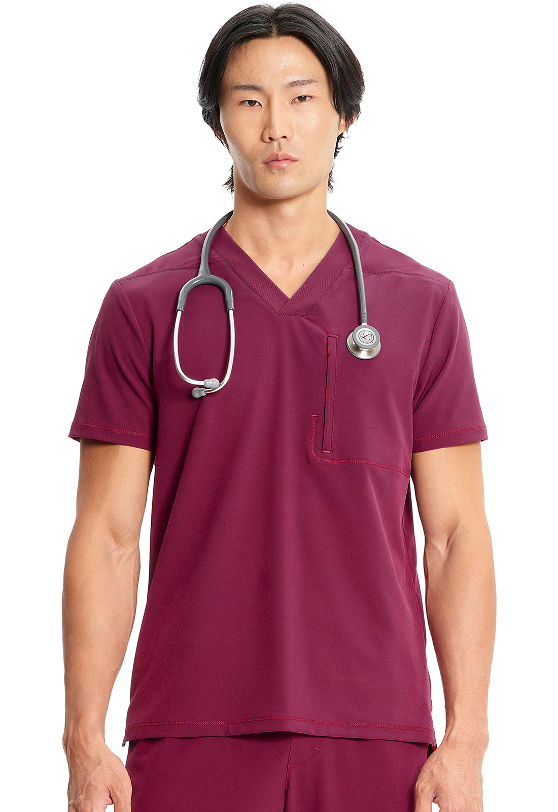 GNR8 IN700A Men's V-Neck Top Wine