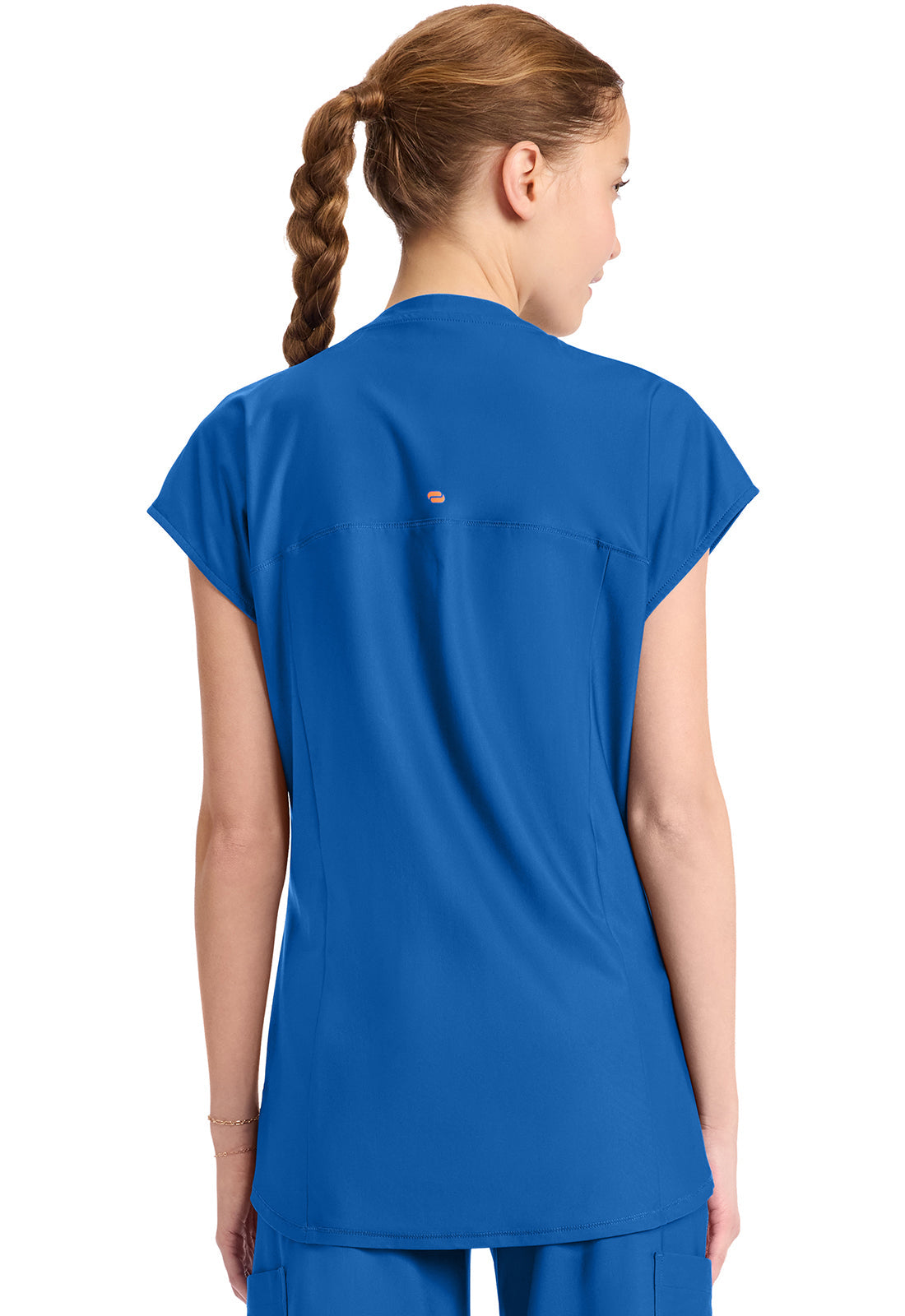 Kinetic IN811A Women's 2-Pocket Henley Tunic Top image 4
