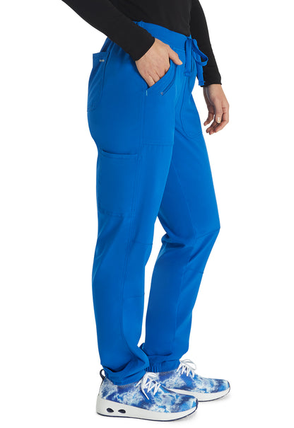 Inspira Flex IP042A Hybrid Hem Jogger Royal Model Image Left Side | Inspira