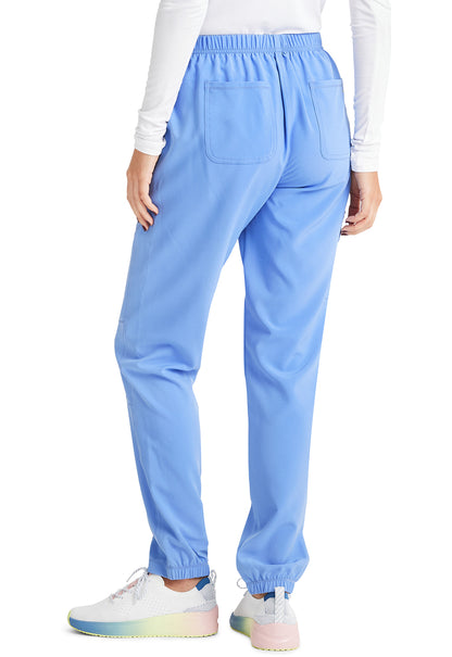 Inspira Flex IP042A Hybrid Hem Jogger Ciel Model Image Back | Inspira