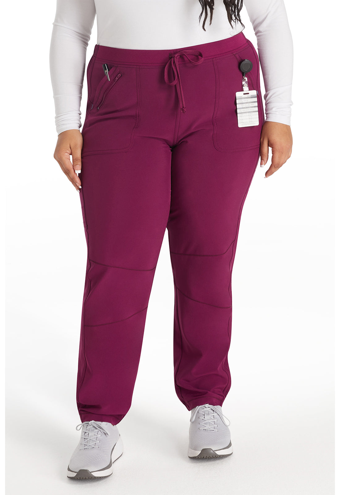 Inspira Flex IP042A Hybrid Hem Jogger Wine