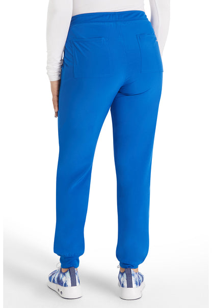 Inspira Flex IP045A Mid Rise Jogger Royal Model Image Back | Inspira