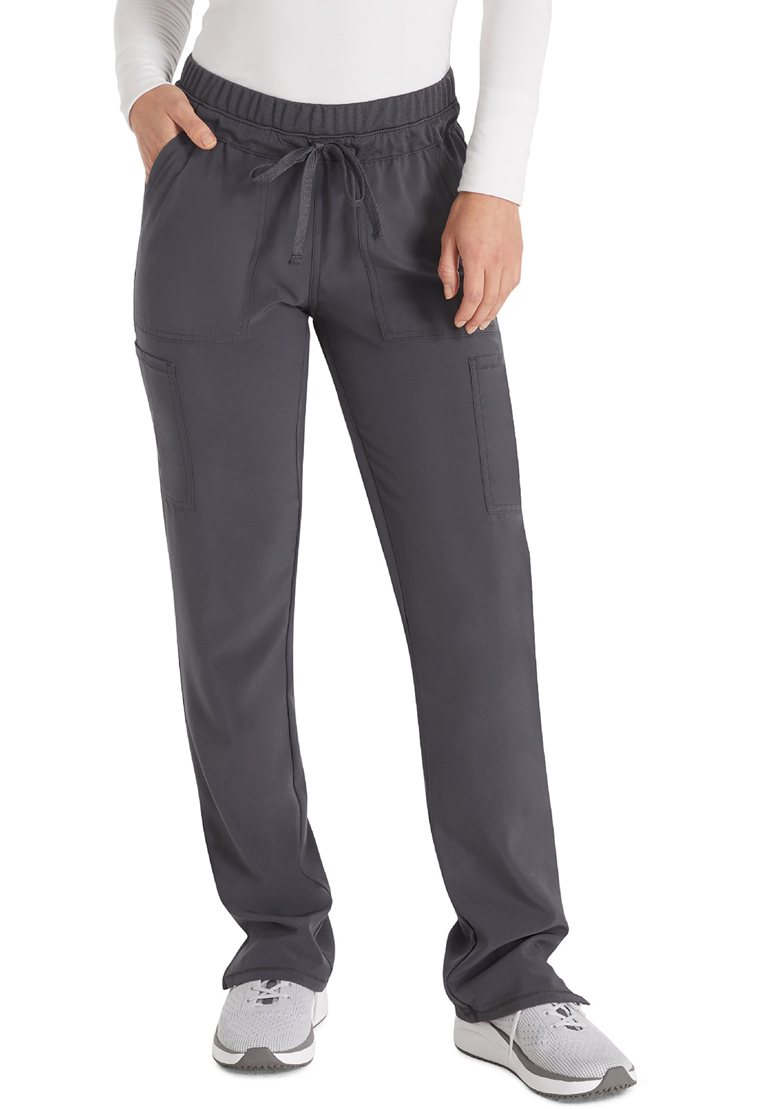 Inspira Flex IP072A Straight Leg Pants Pewter