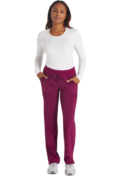 Inspira Flex IP072A Straight Leg Pants Wine