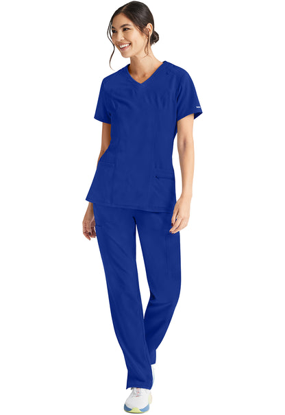 Inspira Flex IP727A V-Neck Top Royal