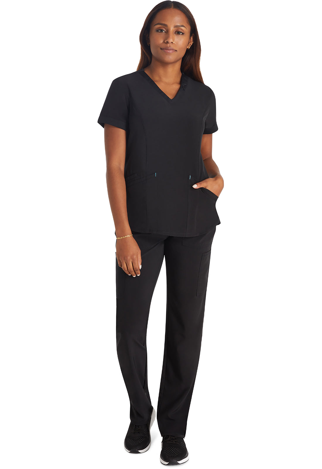 Inspira Flex IP790A V-Neck Top Black