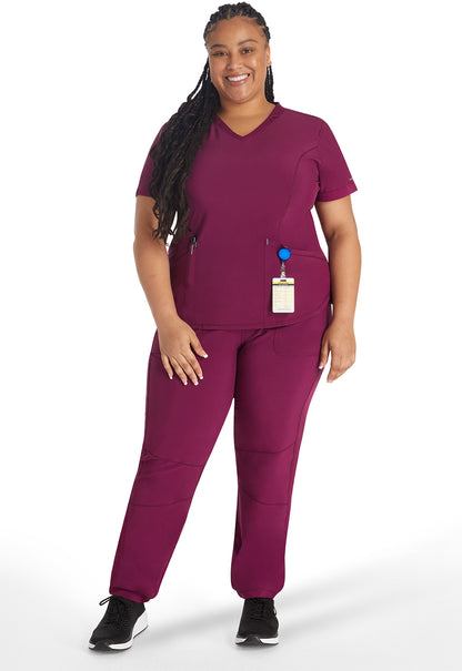 Inspira Flex IP790A V-Neck Top Wine