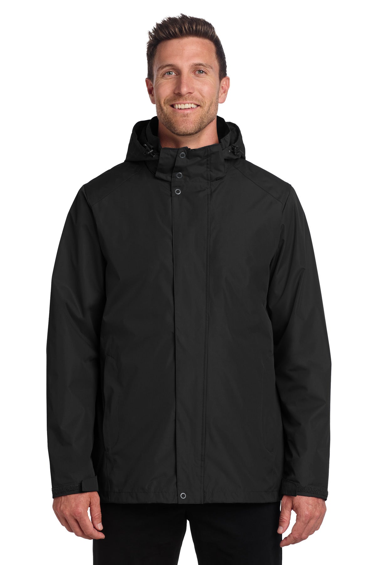 Port Authority All-Weather 3-in-1 Jacket J123 Black