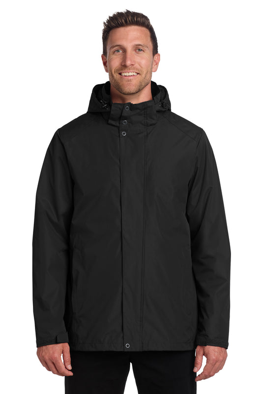 Port Authority All-Weather 3-in-1 Jacket J123 Black