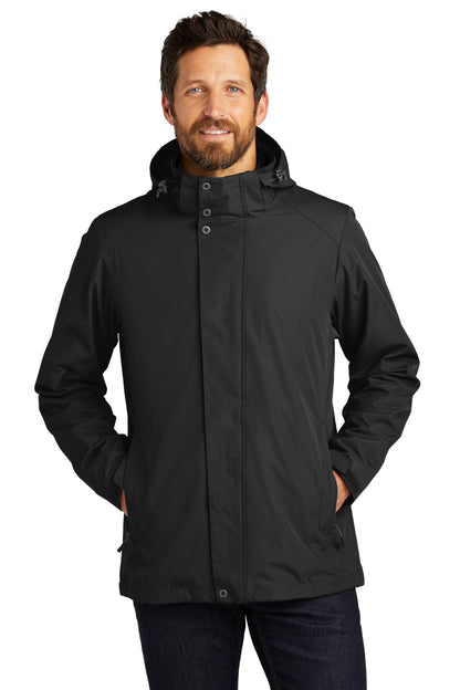 Port Authority All-Weather 3-in-1 Jacket J123 Black