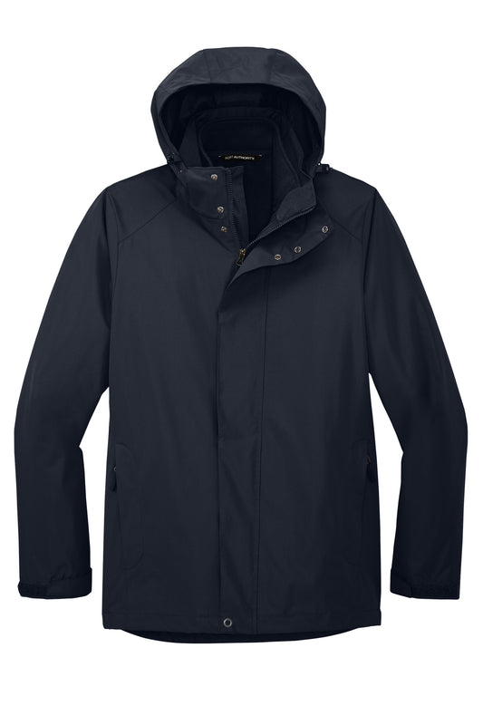 Port Authority All-Weather 3-in-1 Jacket J123 River Blue Navy
