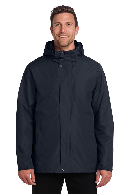 Port Authority All-Weather 3-in-1 Jacket J123 Storm Grey