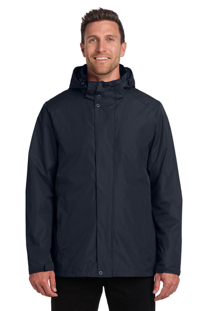 Port Authority All-Weather 3-in-1 Jacket J123 River Blue Navy