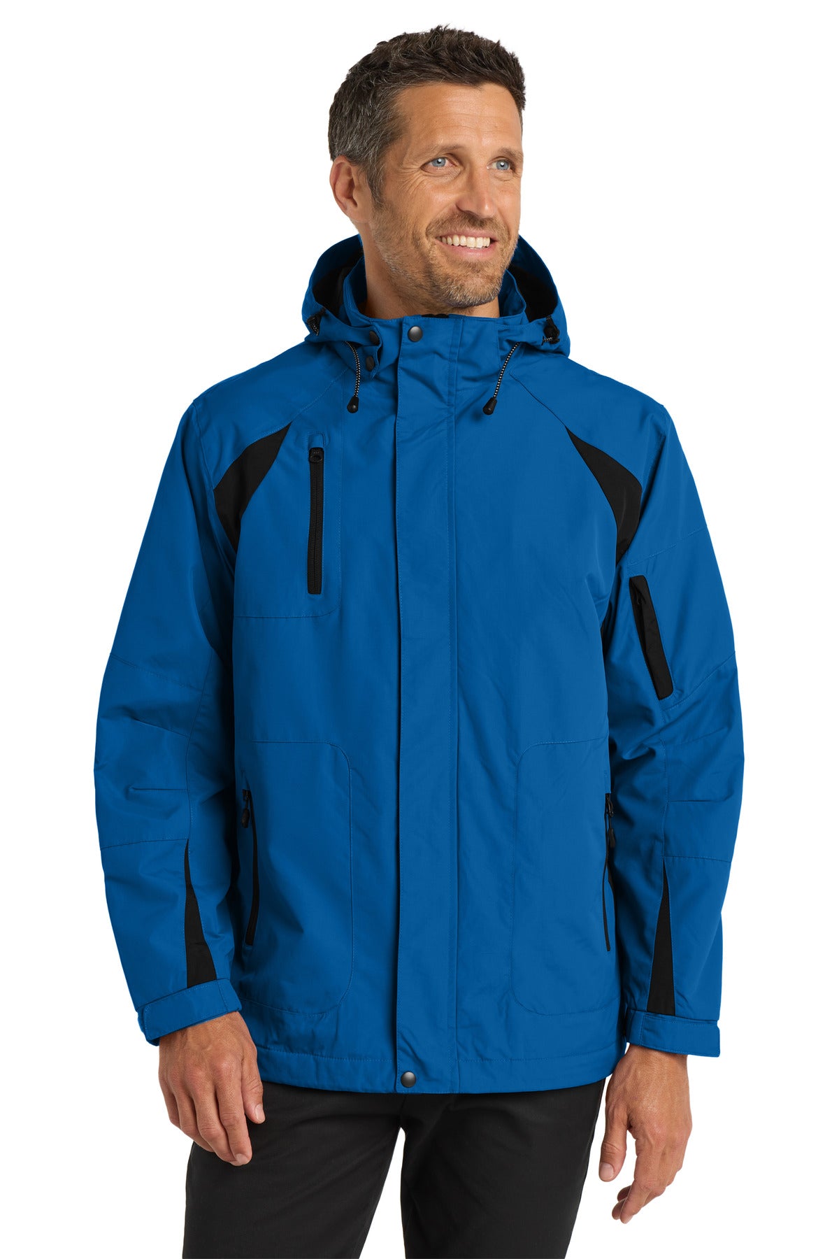 Port Authority All-Season II Jacket J304 Snorkel Blue/ Black