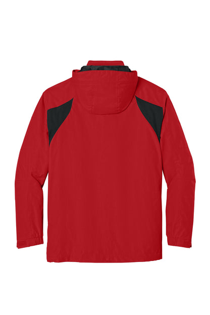 Port Authority All-Season II Jacket J304 True Red/ Black