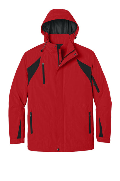 Port Authority All-Season II Jacket J304 True Red/ Black