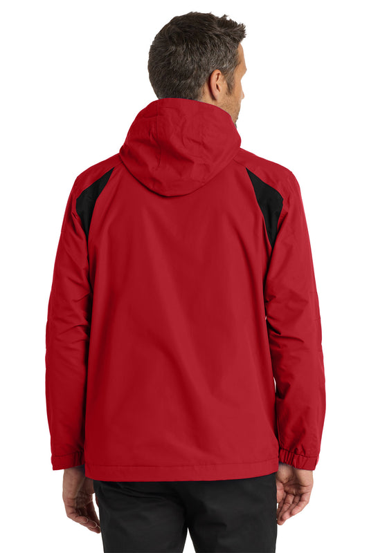 Port Authority All-Season II Jacket J304 True Red/ Black