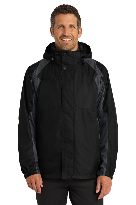 Port Authority Ranger 3-in-1 Jacket. J310 Black/ Ink Grey